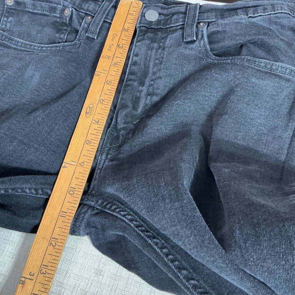 Levis 511 Mens Size W34 L32 Black Slim Fit Denim Jeans Original Riveted Label - Picture 8 of 10